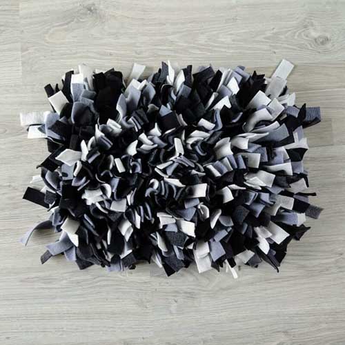 Snuffelkleed - Zwart, wit & grijs