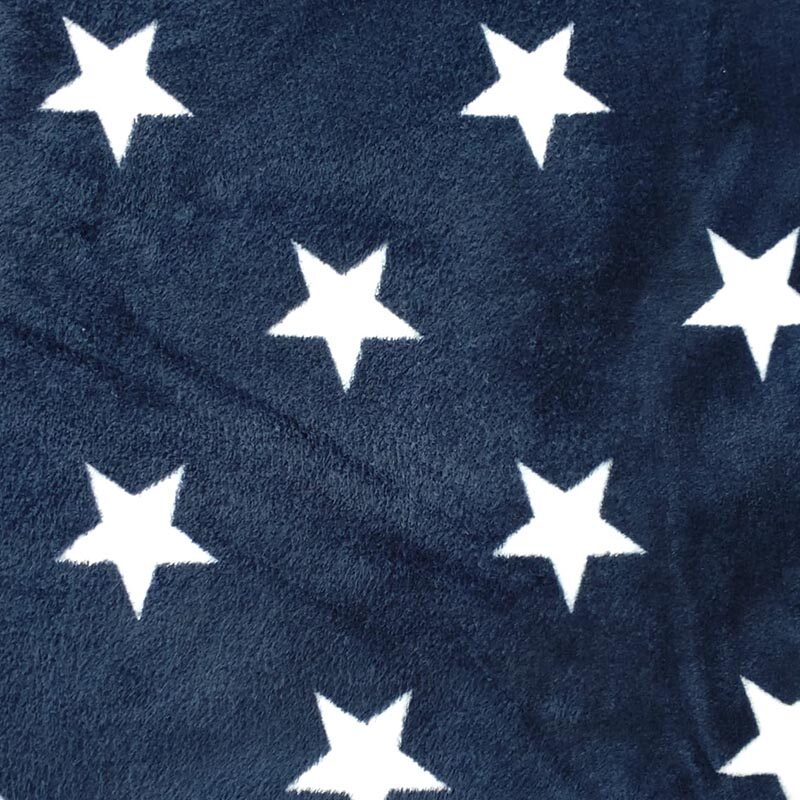 Wellness fleece - Sterren op donkerblauw