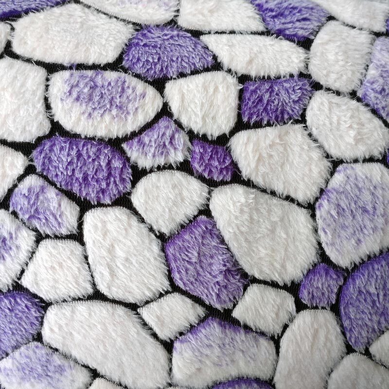 Wellness fleece - Keitjes met paars