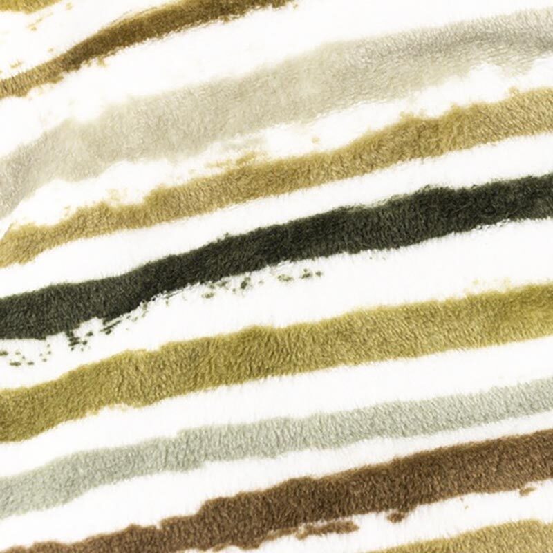Wellness fleece - kiezel gestreept