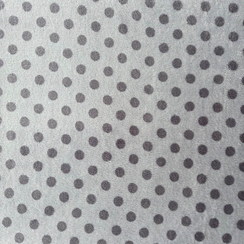 wellness fleece - grijze stippen